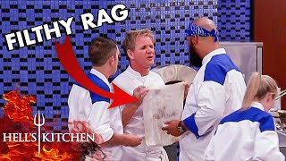 Disgusting Scenes Disrupt Charity Night  Hells Kitchen Full Service [upl. by Nameloc]