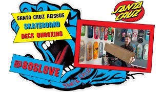 Santa Cruz Reissue Skateboard Deck Unboxing  My First Skateboard of 2024 skateboard unboxing [upl. by Etem]