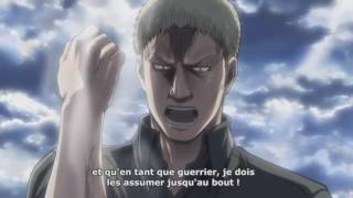 Reiner and Bertholdt attack the wall  Attack on Titan Season 4 [upl. by Lehcem]