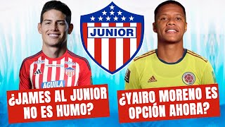 ¿James Rodríguez al Junior No es Humo ¿Yairo Moreno Ahora es Opción  Tiburon100 [upl. by Nickelsen]