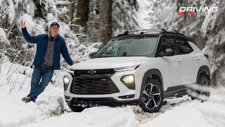 2022 Chevrolet Trailblazer AWD Snow Road Driving Tests [upl. by Flossi743]