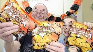 Iceland Halloween Mac N Slime Bites Chicken Bats Ghost Potato Shapes Food Review With Roxy [upl. by Eeral]