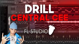 Drill Flp  Drill Beat in Fl Studio  Central Cee Pop Smoke Luciano [upl. by Gigi513]