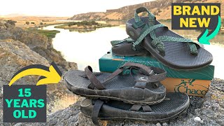 Chaco Sandals Unboxing and 15 YEAR REVIEW [upl. by Mas]