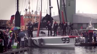 Alex Thomson Vendee Globe homecoming [upl. by Rora942]