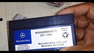 Mercedes Auxiliary Battery Change [upl. by Vogel]