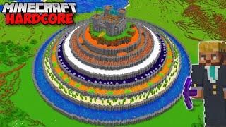 I Built The WORLDS SAFEST BASE in Minecraft Hardcore 101 [upl. by Eiramoj]