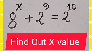 An Easy Exponent Math questionFind Out X value Math for everyone [upl. by Naibaf]