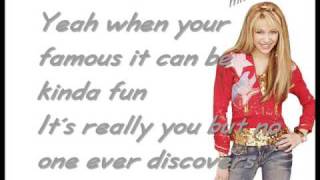 Hannah Montana  The best of both Worlds wLyrics HQ [upl. by Hadley]