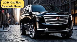 Unveiling Luxury 2024 Cadillac Escalade Review amp Price Exterior Interior performance [upl. by Brandais]