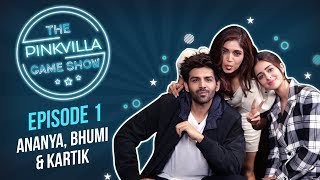 Kartik Aaryan Ananya Panday amp Bhumi Pednekars BIG Fight  Pinkvilla Game Show  Dostana 2 [upl. by Nwahsav]