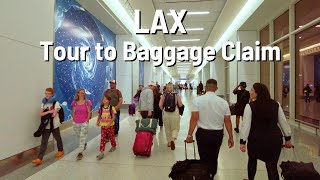 LAX Delta to Baggage Claim 🇺🇸 Los Angeles International Airport Tour 2023 [upl. by Robinetta156]