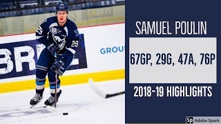 Samuel Poulin  201819 QMJHL Highlights  HD [upl. by Conner46]