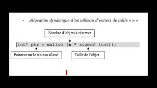 Allocation dynamique dun tableau en C [upl. by Bratton]