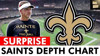 Saints Release SURPRISE Depth Chart Ahead Of NFL Preseason Week 1 vs Cardinals [upl. by Kass]