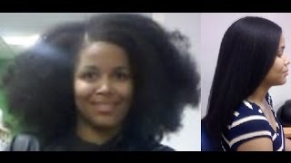 Straightened Natural Hair  Styles [upl. by Syck415]