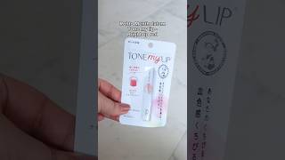 Rohto Mentholatum Tone my lip lip balm  bright up red for dark looking lips review [upl. by Brewster]