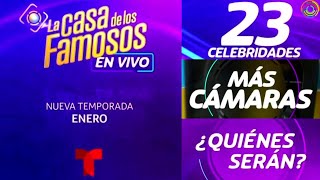 23 Celebridades En ‘LA CASA DE LOS FAMOSOS 4’ Nueva Temporada Todas Las Novedades [upl. by Hubey]