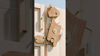 Auto Close Slide Gate Lock Premium Wooden Build [upl. by Mylo]