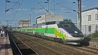 TERRY87392 Trains Sncf 20162017  TGV RER TER Intercités Ouigo Thalys Eurostar Izy [upl. by Nitsyrk290]