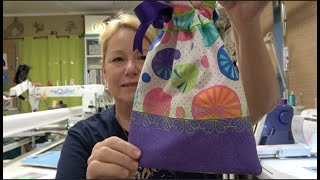 Machine Embroidery Tutorial  Pretty Treat Bags from Designs by JuJu [upl. by Atteroc]