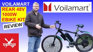 Check Out This Review Of The Voilamart 48v 1000w Rear Wheel Ebike Kit [upl. by Emmy808]