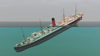 RMS Carpathia Sinking Simulation [upl. by Eem878]