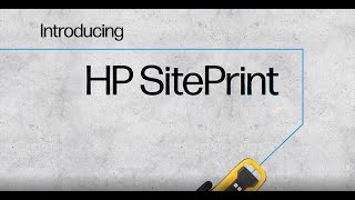 HP SitePrint Robotic layout solution [upl. by Kra]