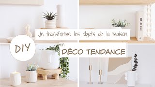 DIY déco  Je transforme des objets de la maison en déco tendance [upl. by Ettenyl558]