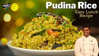 புதினா சாதம்  Pudina Rice Recipe in Tamil  Lunch Box Recipe  CDK 502  Chef Deenas Kitchen [upl. by Ariday]