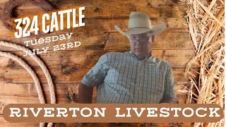 Jeff Brown Market Report from Riverton Livestock in Riverton WY for Tuesday July 23 2024 [upl. by Ternan]