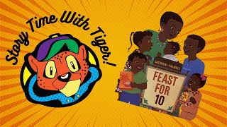 Feast for 10  Kids Read Aloud  Story Time [upl. by Orelee]