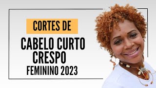 CORTES DE CABELO CURTO CRESPO FEMININO 2023 Cabelo Curto crespo para mulheres 2023 [upl. by Coady326]