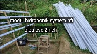 DIY hidroponik system nft hidroponik kebunhidroponik [upl. by Immanuel]