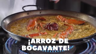 Arroz de Bogavante en Paella [upl. by Ahsimrac648]