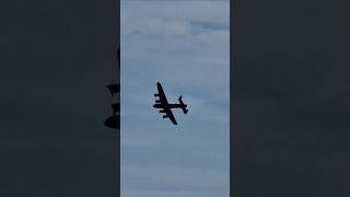 Lancaster Bomber at Clacton Airshow 2024 airshow airplane aviation ww2 RAF avgeek [upl. by Rockey]