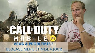 BUG CALL OF DUTY MOBILE  Bloqué sur lécran titre et problème de téléchargement de la MàJ [upl. by Valentino]