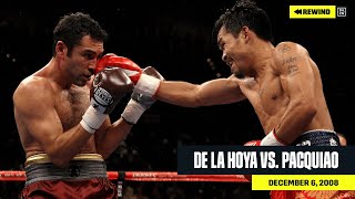 FULL FIGHT  Oscar De La Hoya vs Manny Pacquiao DAZN REWIND [upl. by Notnilk]