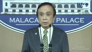 Press Conference by Presidential Spokesperson Abella and NEDA Secretary Pernia 8232016 [upl. by Alithia154]