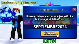 🤑 35 CÓDIGOS DE BLOX FRUITS CODES ROBLOX SEPTIEMBRE 2024 [upl. by Ettezil796]