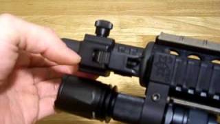 UTG flip front and rear back up iron sights [upl. by Pages]