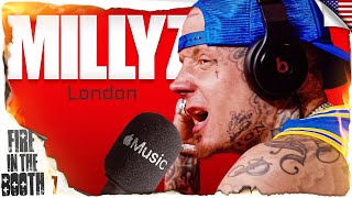 Millyz  Fire in the Booth 🇺🇸 [upl. by Ilatfen]