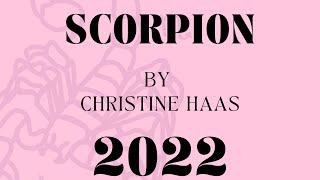 Horoscope 2022 Scorpion ♏️ by Christine Haas [upl. by Wetzel]