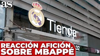 LA AFICIÓN del REAL MADRID REACCIONA AL FICHAJE de MBAPPÉ [upl. by Darwin]