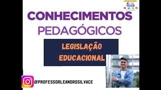 SIMULADO DE CONHECIMENTOS PEDAGÓGICOS  LEGISLAÇÃO EDUCACIONAL  AULA 72 📚 [upl. by Areek]