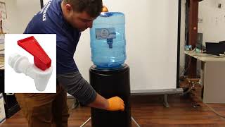 How to Fix a Leaking Water DispenserWater Cooler It may be just the bottle and you cant see why [upl. by Leverick]