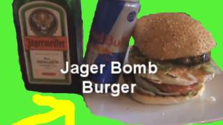 JAGERBOMB BURGER RECIPE [upl. by Enomas88]