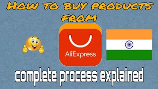 How to buy products from AliExpress in India [upl. by Leotie]