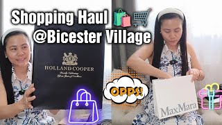 Bicester Village Luxury Outlet Shopping Haul Try On [upl. by Elay770]