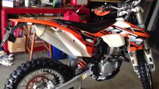 2013 KTM 350 excf review [upl. by Odraleba]